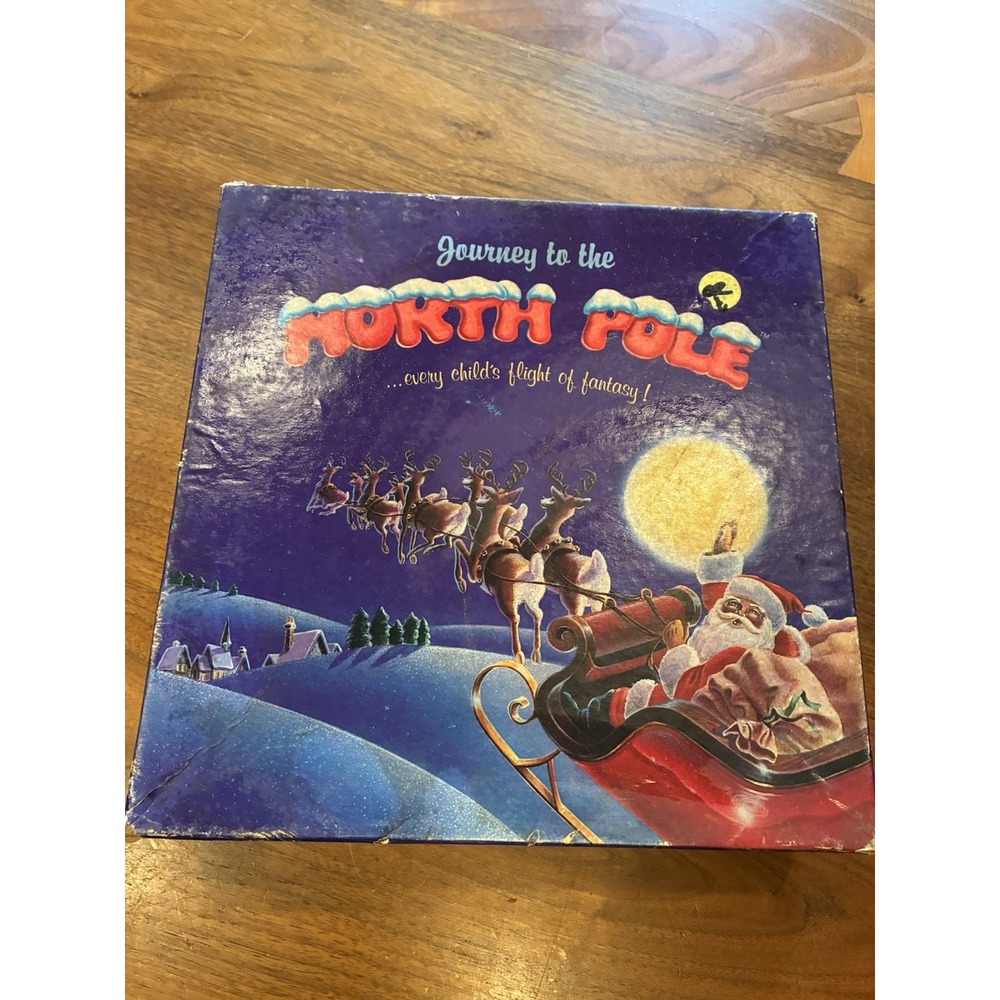 Journey to the North Pole Christmas Board Game RARE 1989 Complete by Riverfest